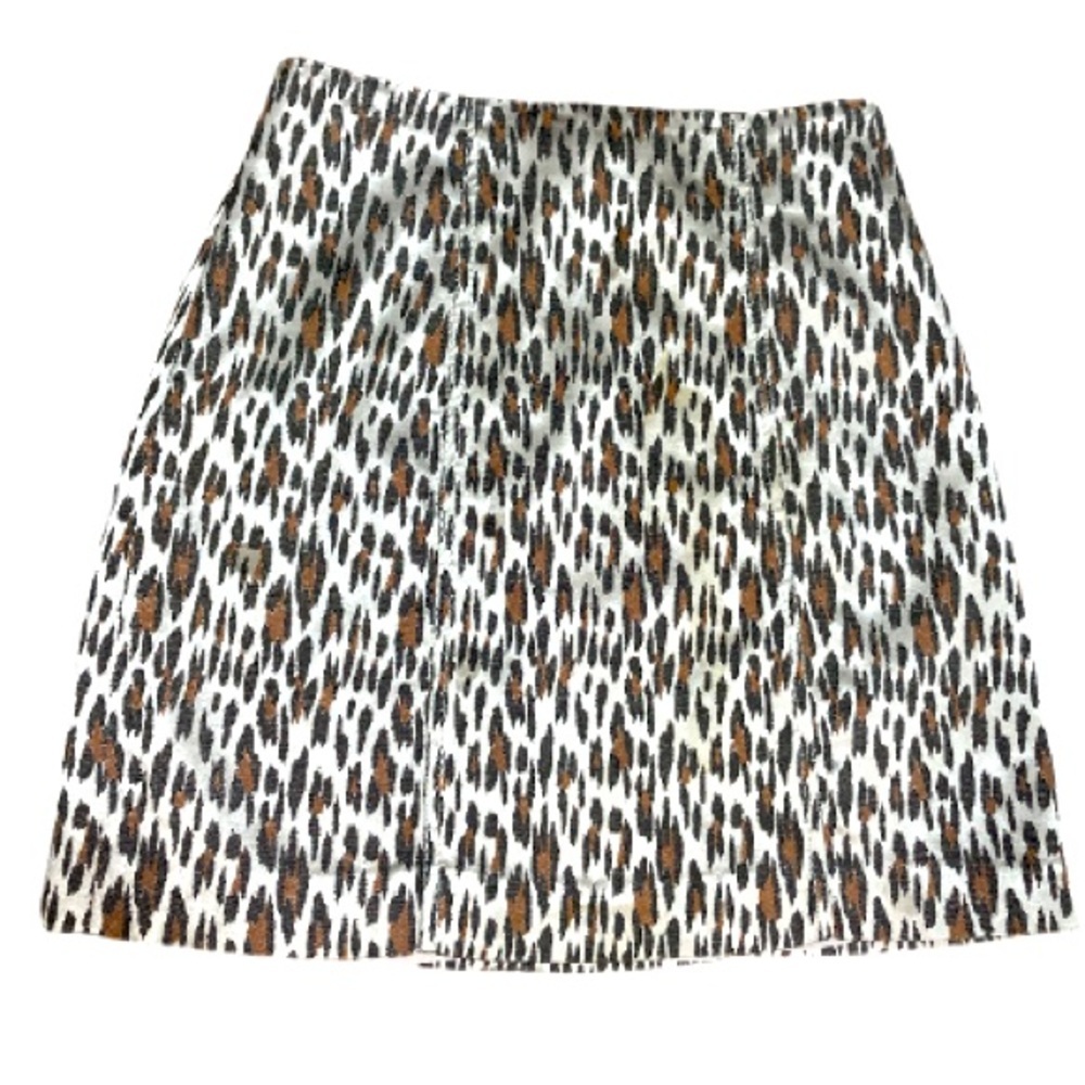 Alberto Makali For Cache Leopard Print Skirt - image 1